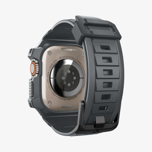 ACS05460 - Apple Watch Series (Apple Watch (49mm)) in matte black showing the front